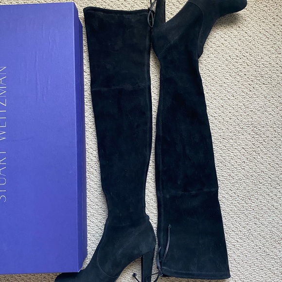 STUART WEITZMAN Highland Over the Knee Boot - Picture 5 of 6